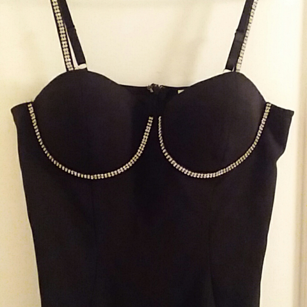 A'gaci Bejeweled Bodycon Dress